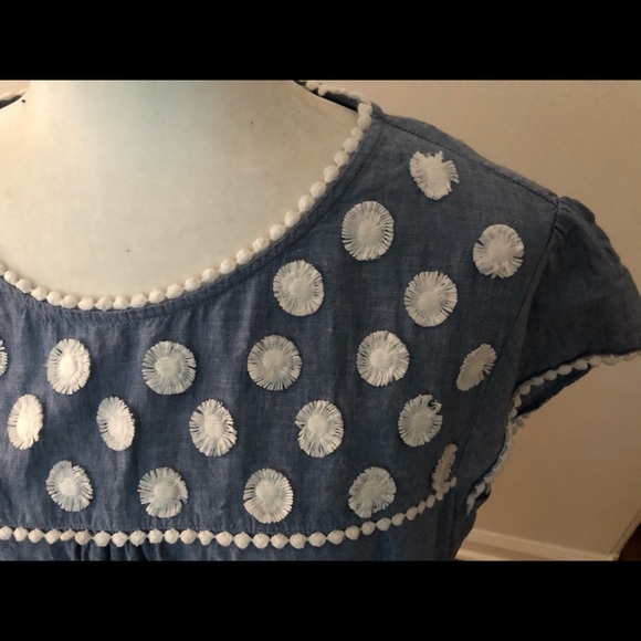 Chambray Boden top in excellent condition from non smoking home - Picture 2 of 4